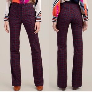 Trina Turk Willis 2 Plaid Flare Pants